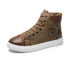 Fashion Canvas Sneakers Classic Lace-up high top Style Spring Autumn