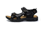 Fashion Genuine Leather Men Sandals  MNALYO