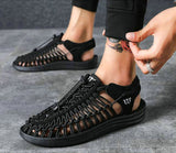 Summer Men Sandals Fashion Handmade model 2021