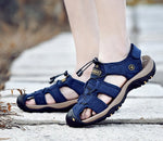 Sandals Leather new 2021   MIXIDELAI