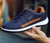 Casual Men's Leather Sneakers WIENJEE model 2021