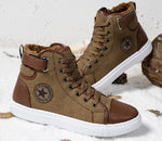 Fashion Canvas Sneakers Classic Lace-up high top Style Spring Autumn