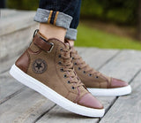 Fashion Canvas Sneakers Classic Lace-up high top Style Spring Autumn