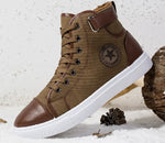 Fashion Canvas Sneakers Classic Lace-up high top Style Spring Autumn