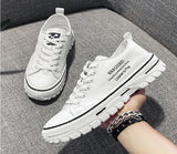 Men Shoes 2020, Fashion Lace Up Breathable Canvas Sneakers