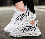 AIRAVATA cushioning sneakers with fire print