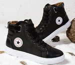 Fashion Canvas Sneakers Classic Lace-up high top Style Spring Autumn