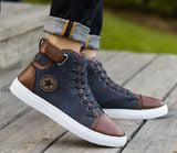 Fashion Canvas Sneakers Classic Lace-up high top Style Spring Autumn