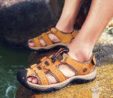 Sandals Leather new 2021   MIXIDELAI